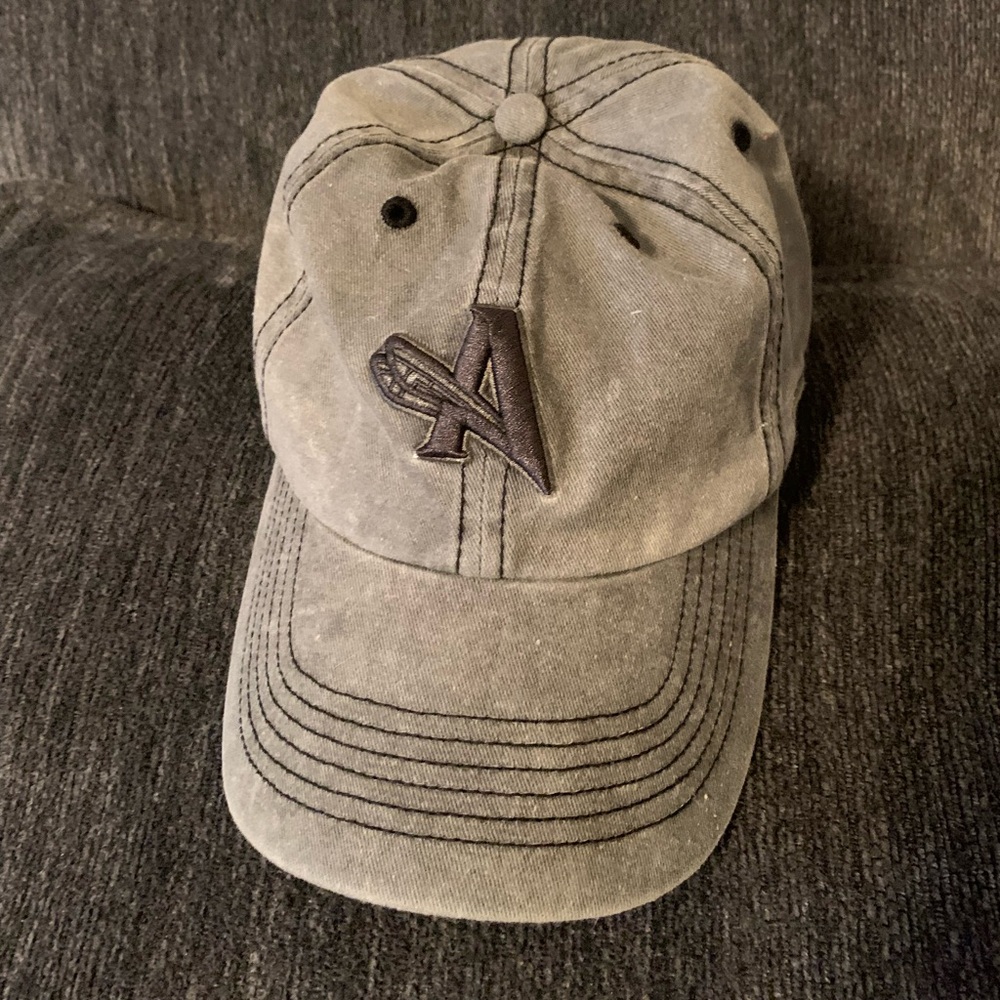 Augusta Greenjackets- Ladies Charcoal Cap with Embroidered A Logo